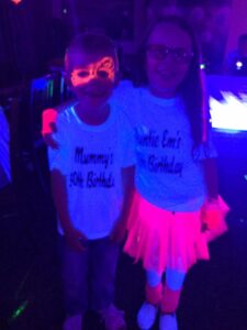 Glow in the dark party 